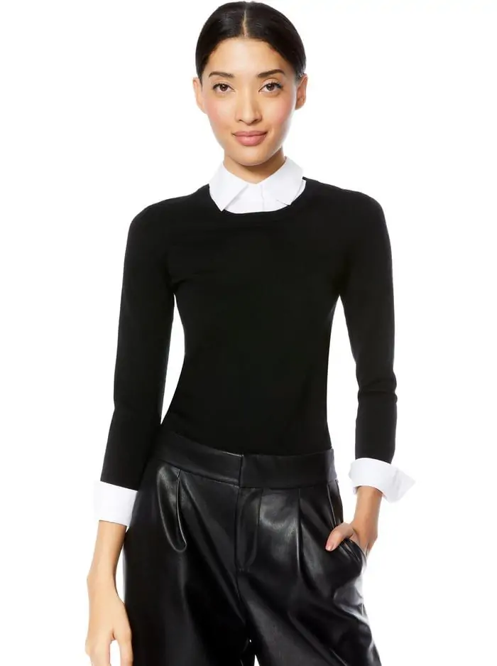 PORLA COLLARED SWEATER